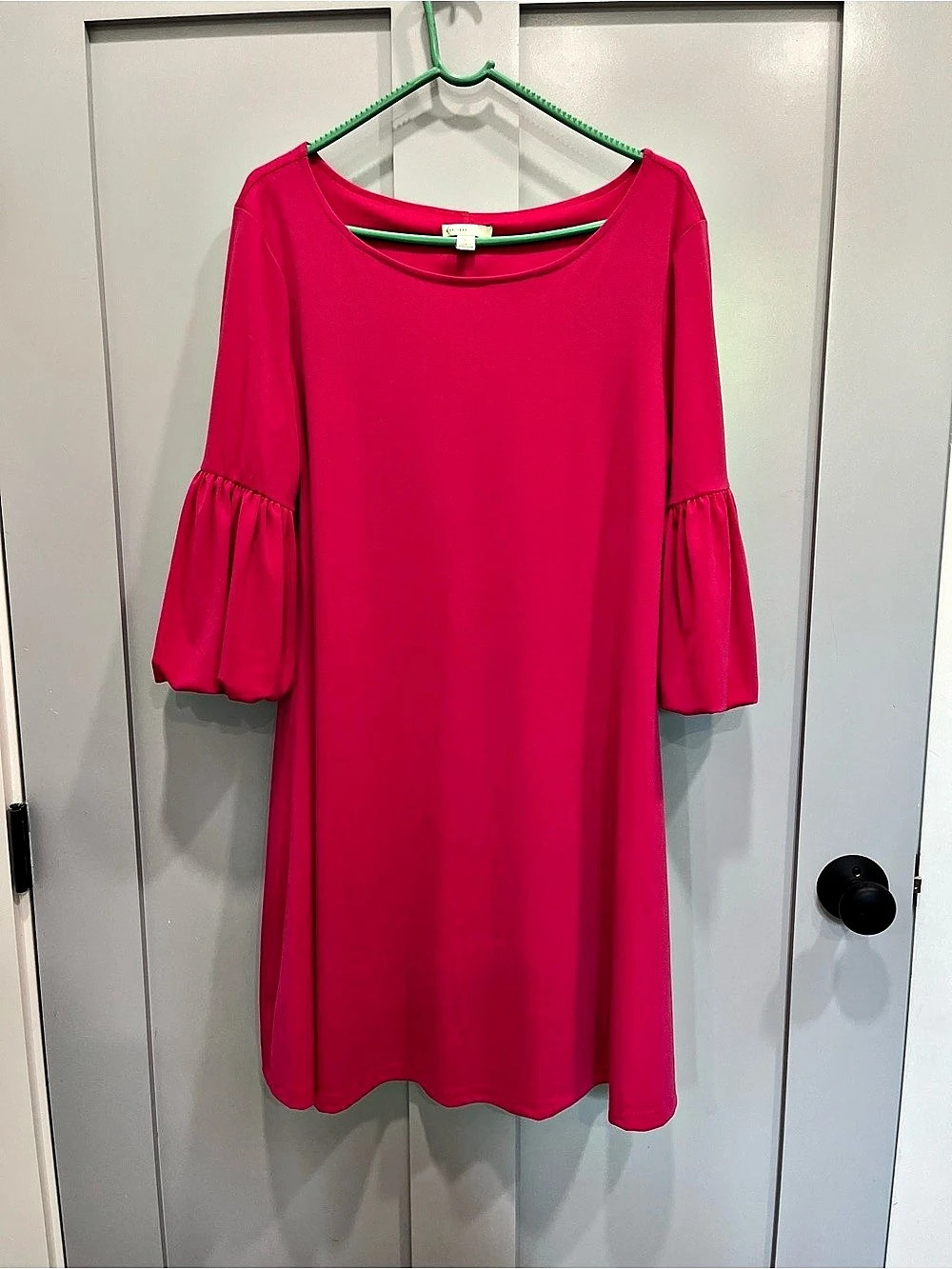 Elegant Cato Est. 1946 Bell Sleeve Mini party Dress in Pink